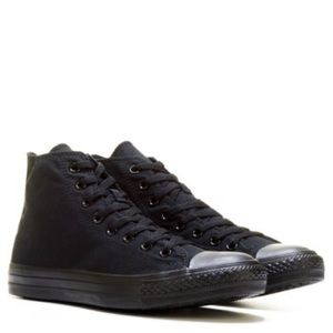 Converse black on black Allstar Hightops